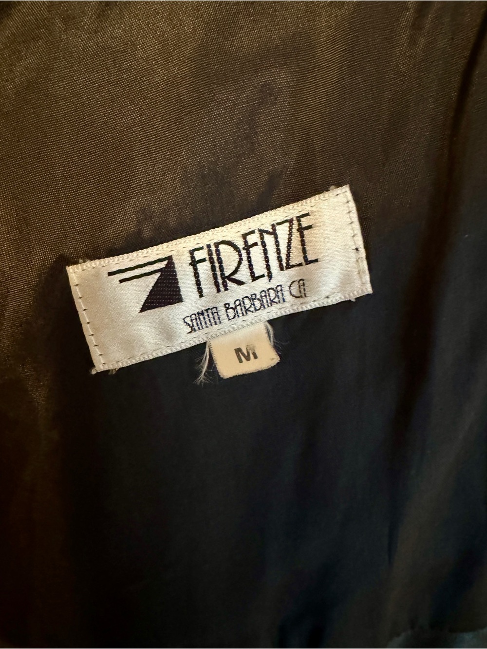 80s Vintage Firenze Black Leather Jacket - Women size M - Picture 5 of 5